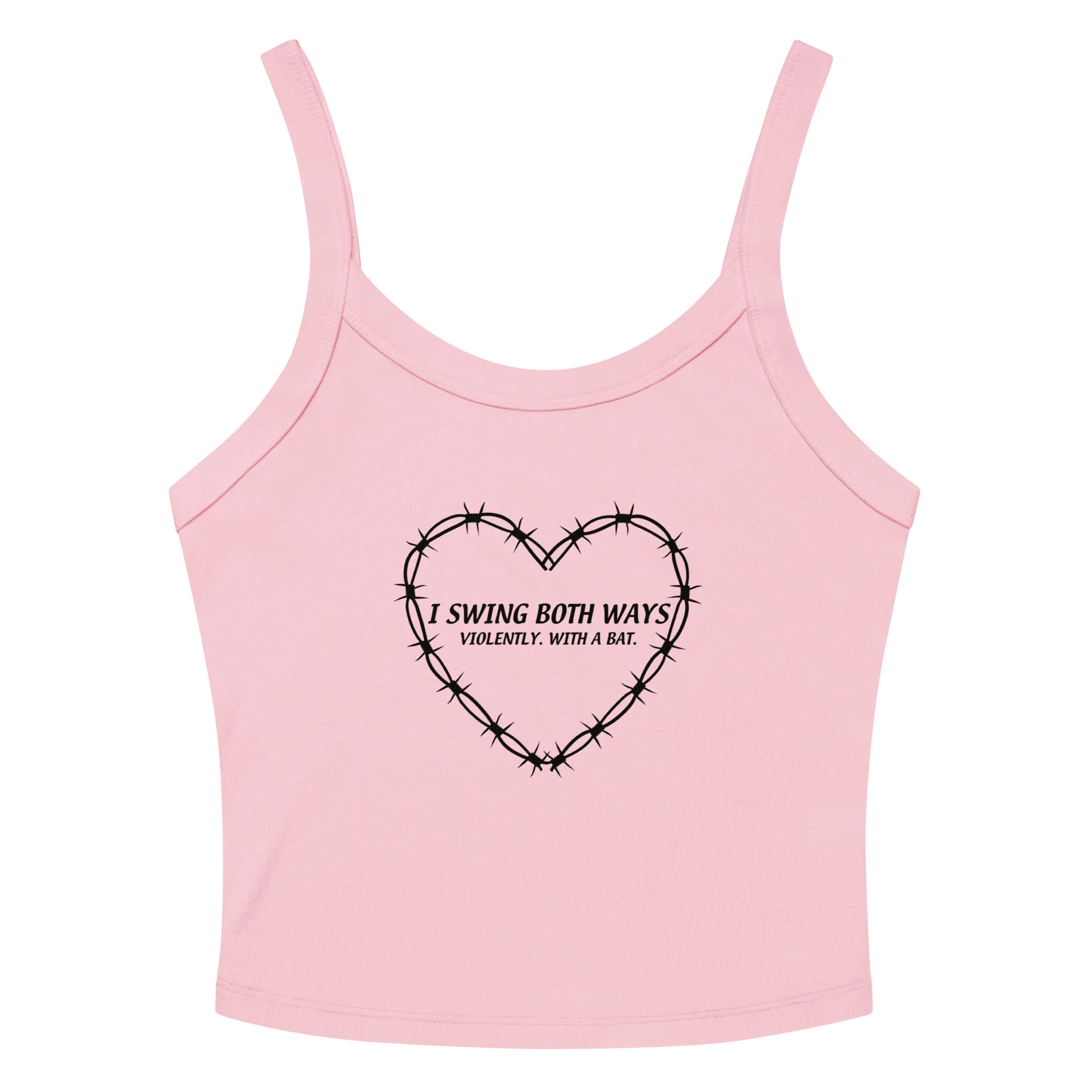 I Swing Both Ways Crop Tank Top - Image 3