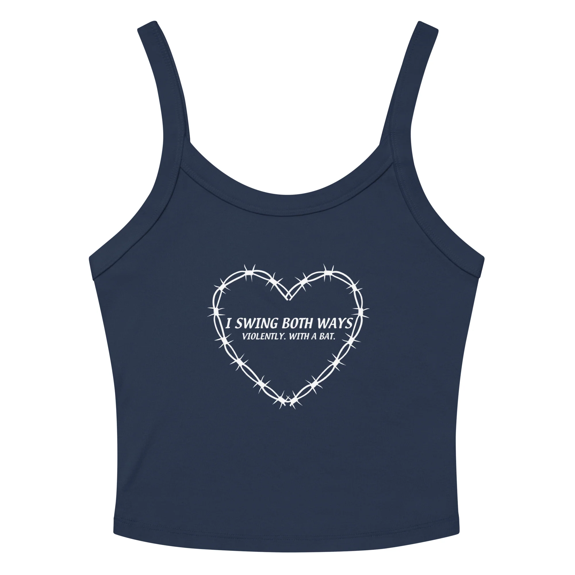 I Swing Both Ways Crop Tank Top - Image 6