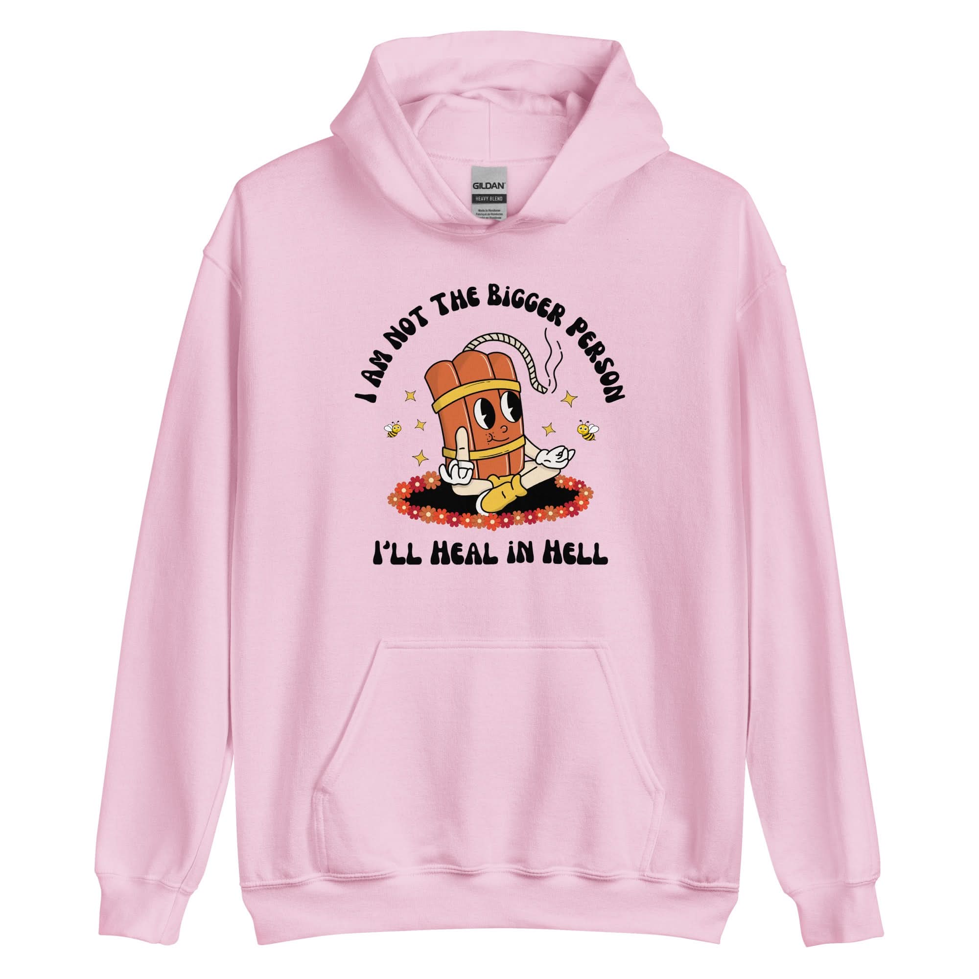 I'm Not The Bigger Person, I'll Heal In Hell Hoodie - Image 12