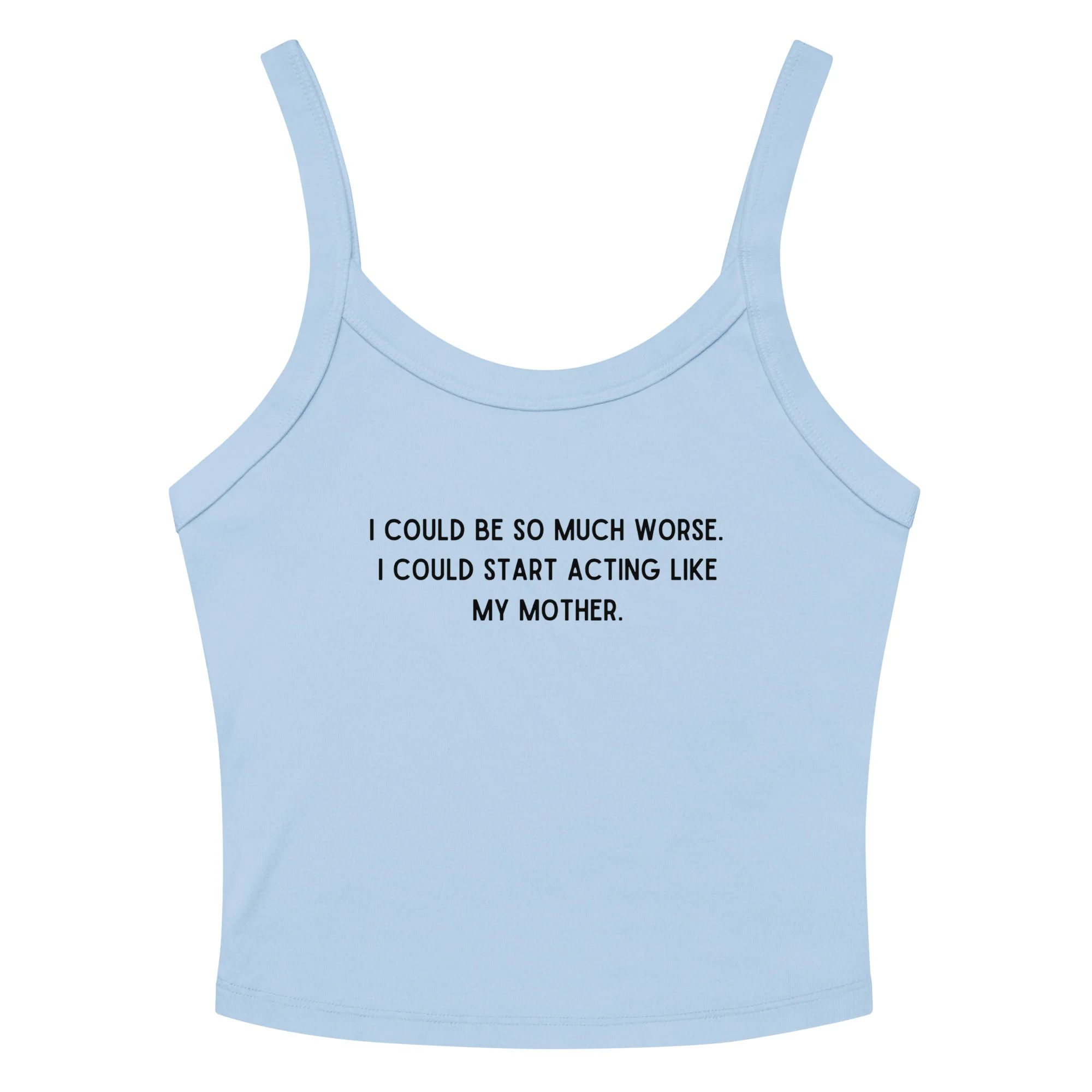 Like My Mother Crop Tank Top - Image 4