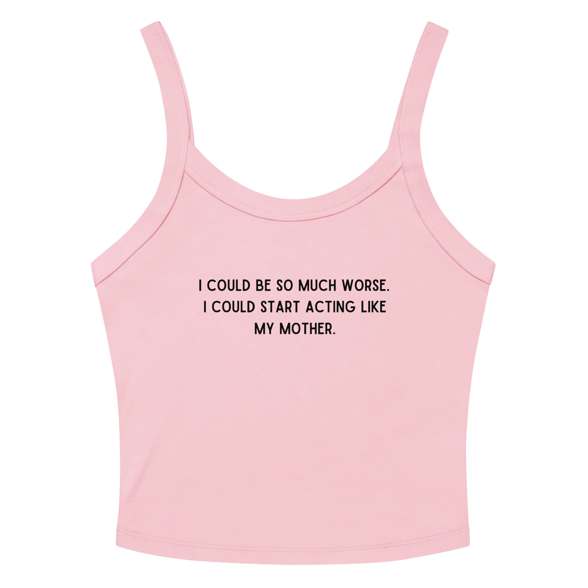 Like My Mother Crop Tank Top - Image 5