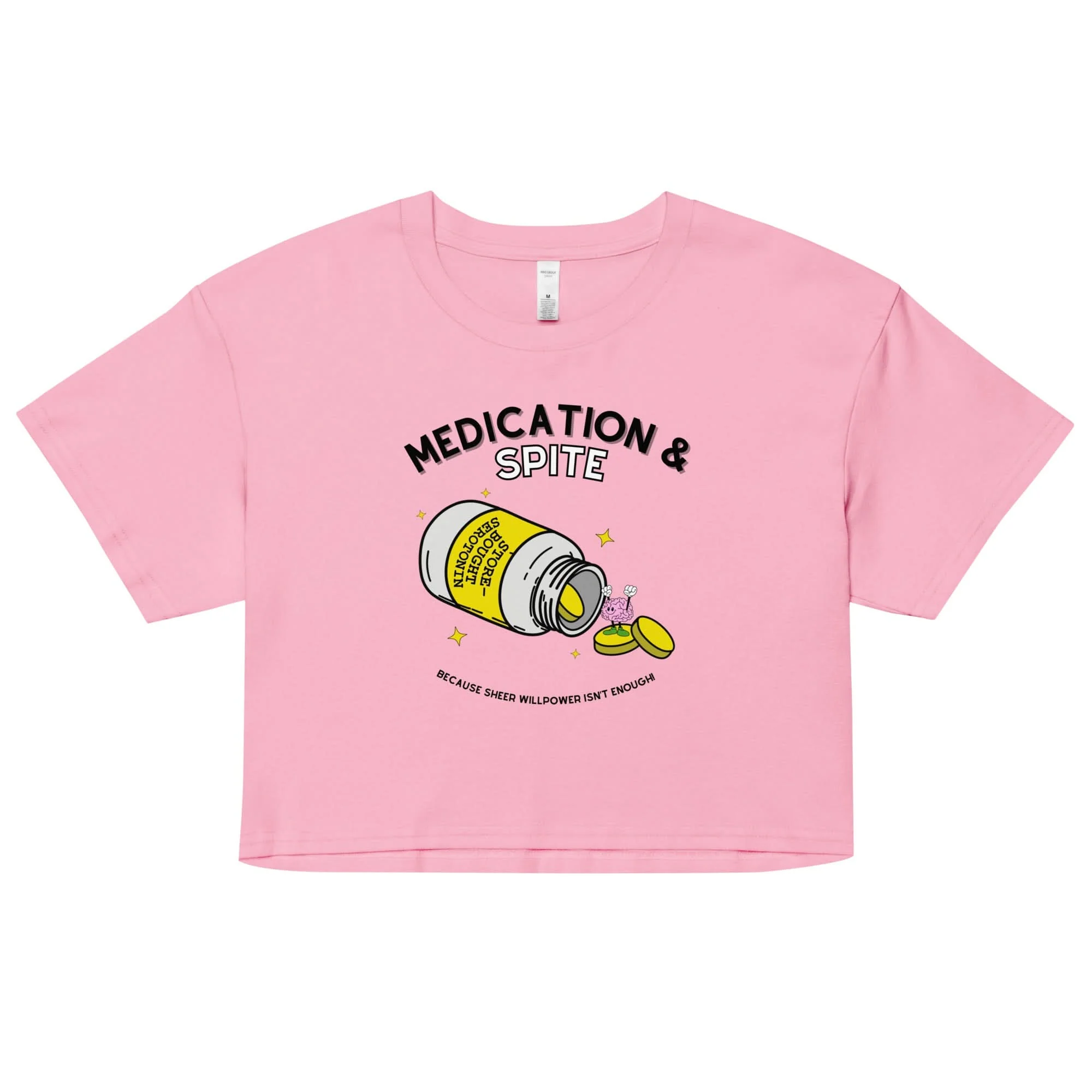 Medication & Spite Crop Top - Image 4