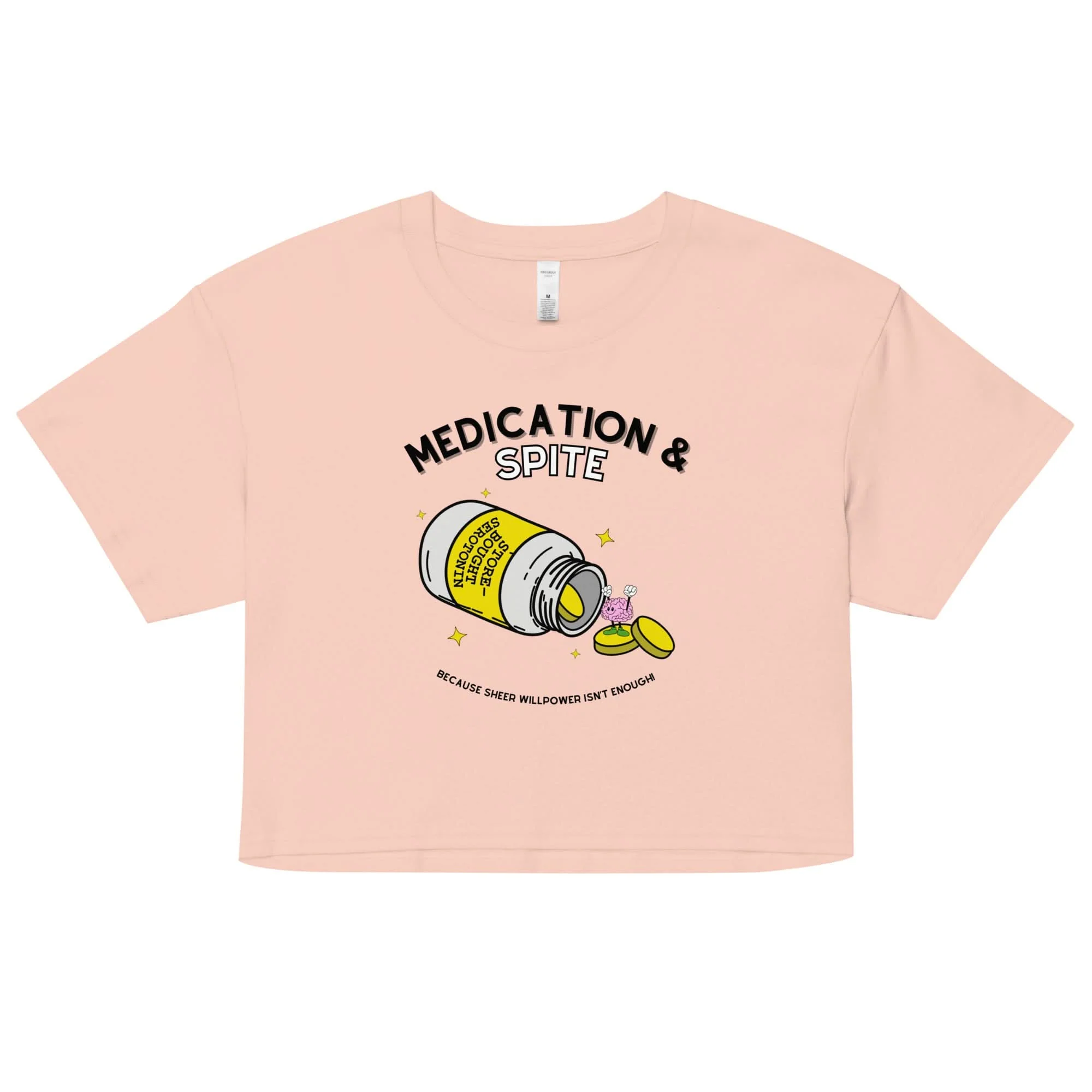 Medication & Spite Crop Top - Image 6