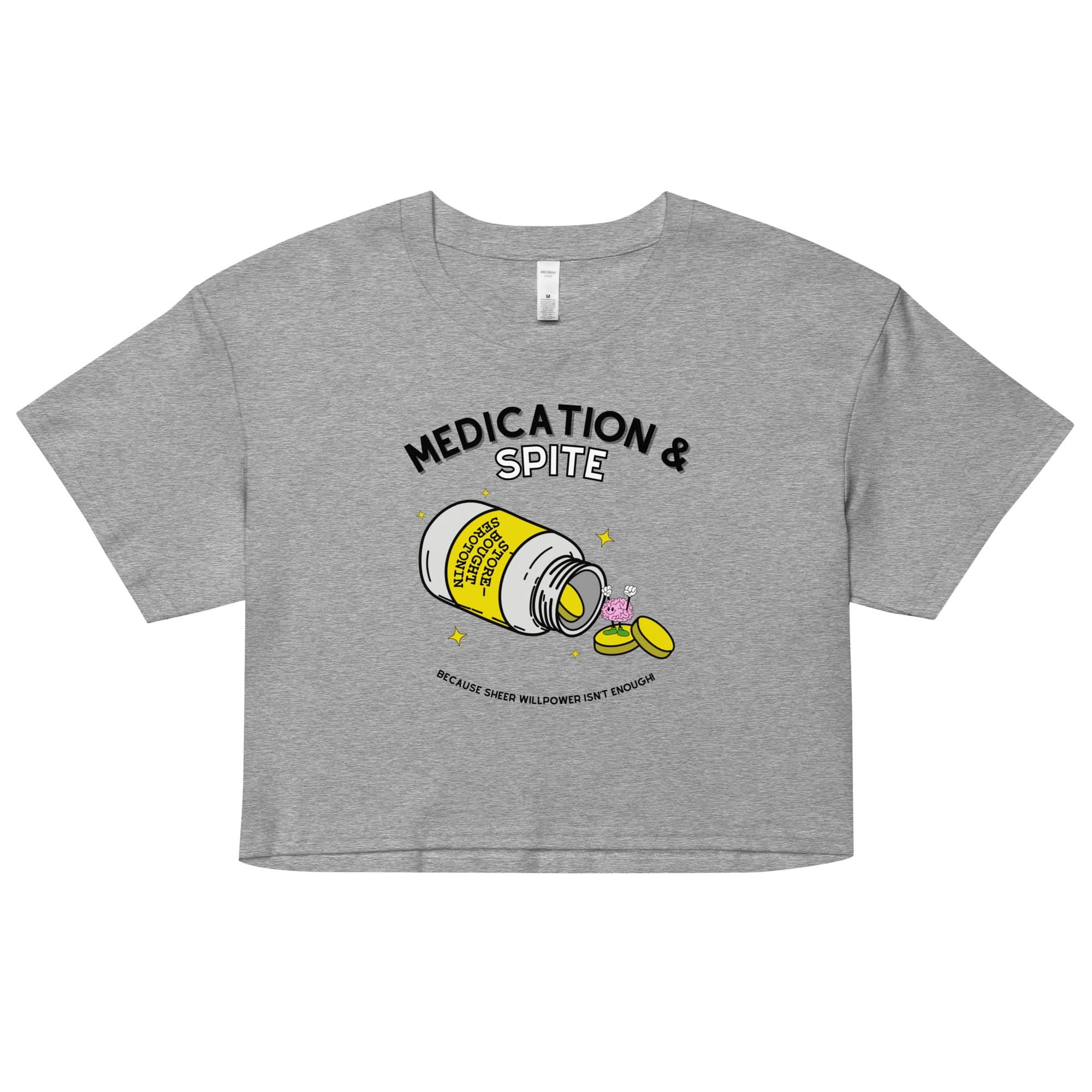Medication & Spite Crop Top - Image 8