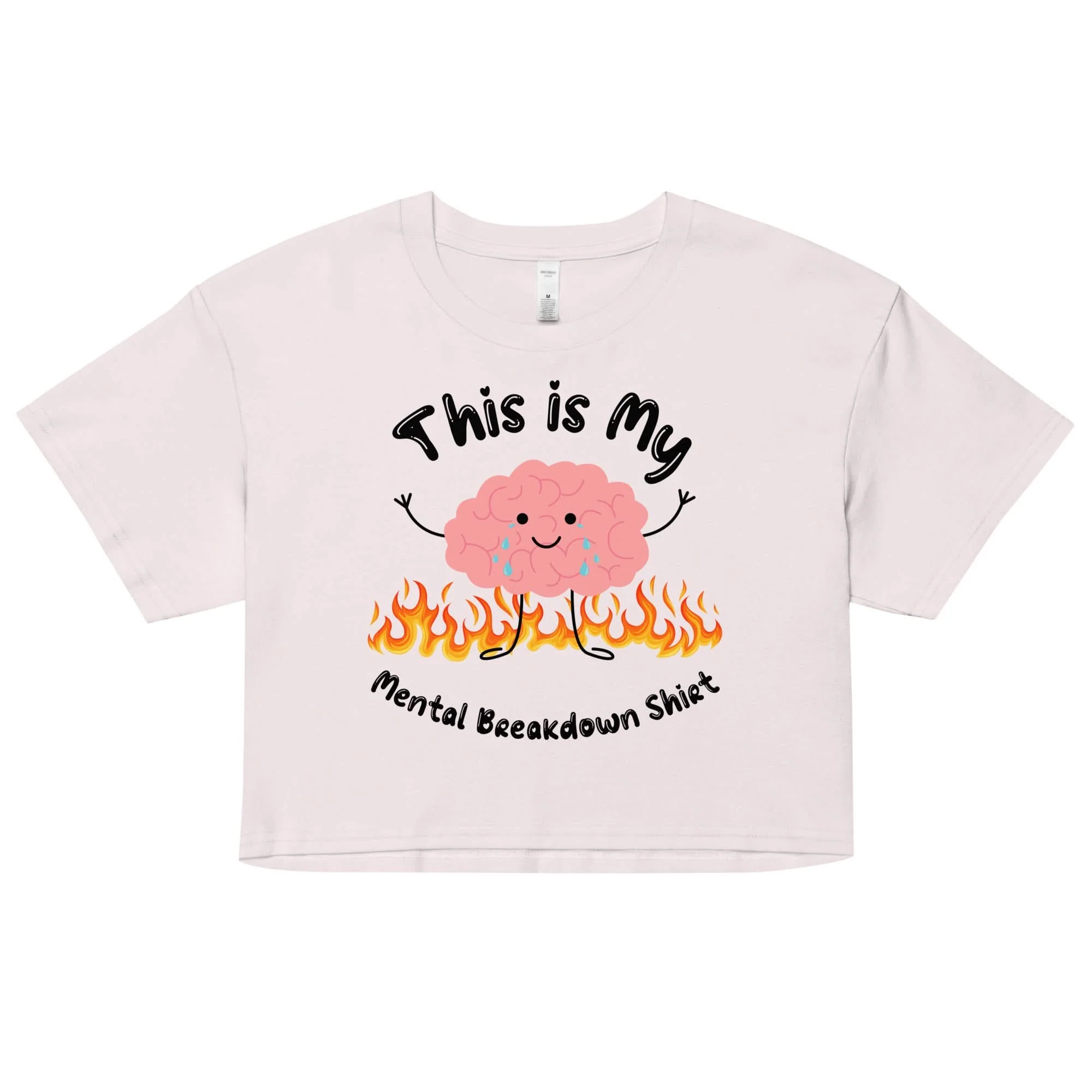 Mental Breakdown Crop Top - Image 5