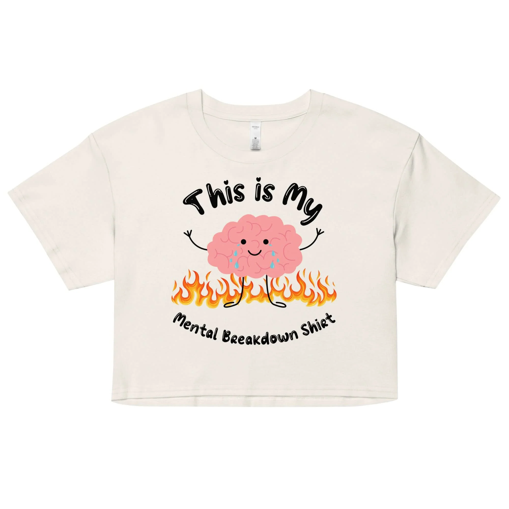 Mental Breakdown Crop Top - Image 6