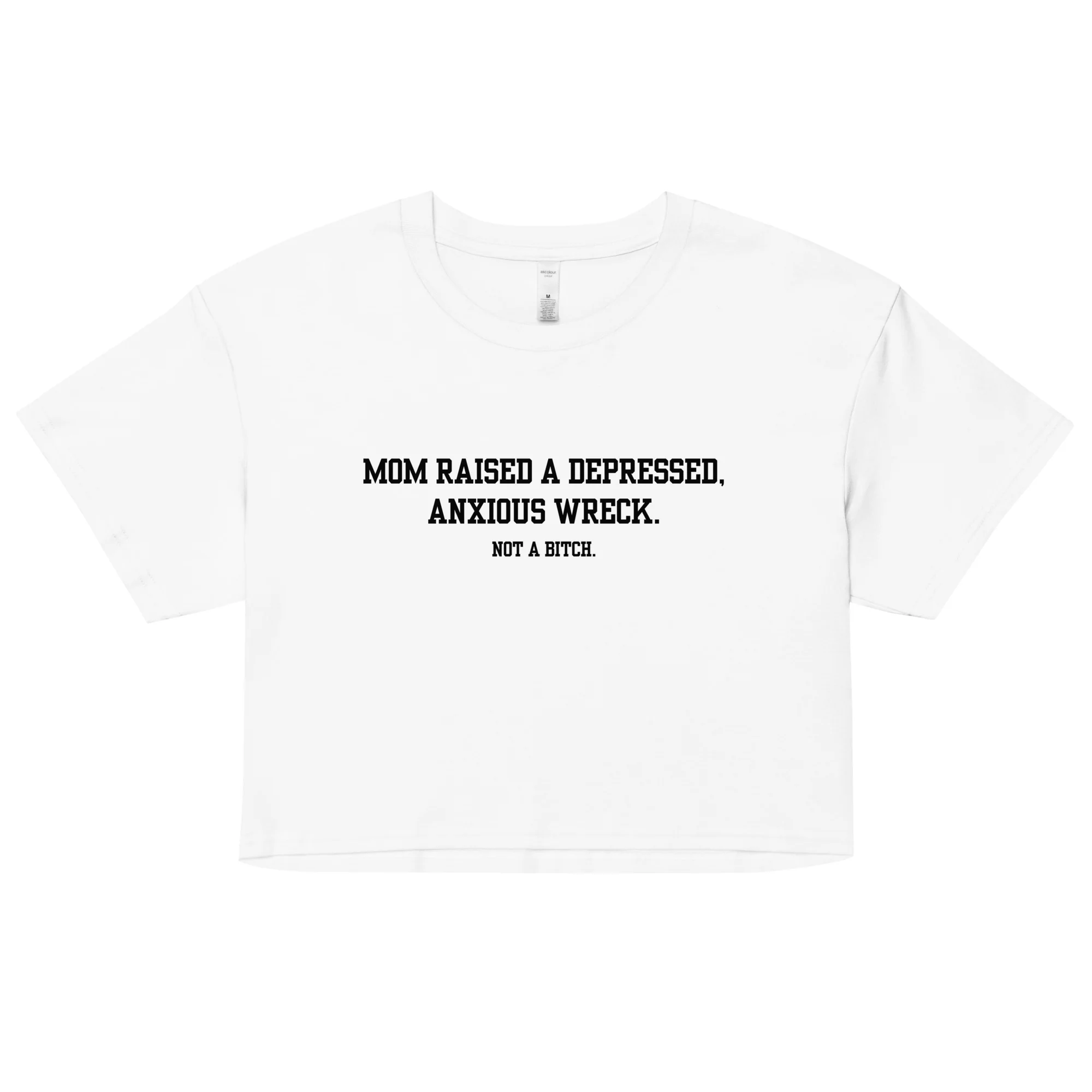 Mom Didn't Raise A Bitch Crop Top - Image 9