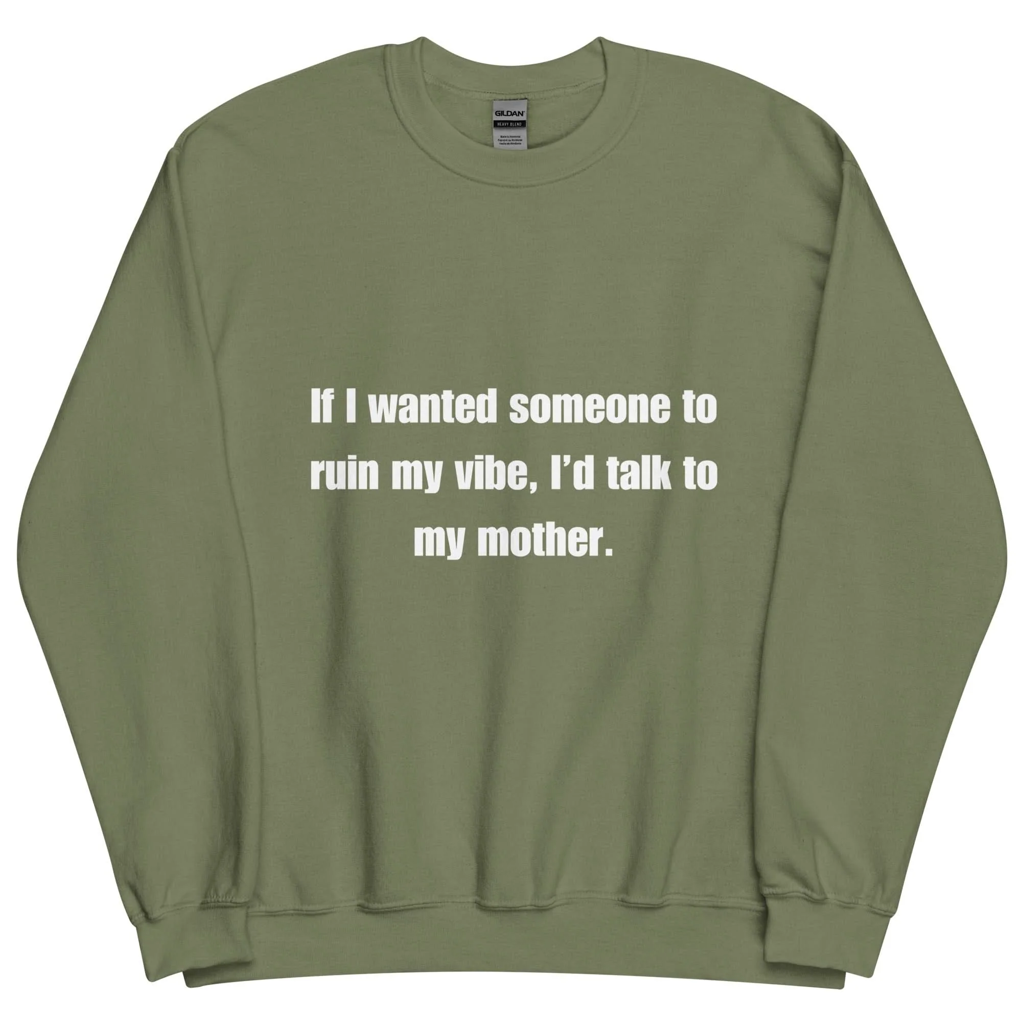 Mom Kills My Vibe Crewneck - Image 11