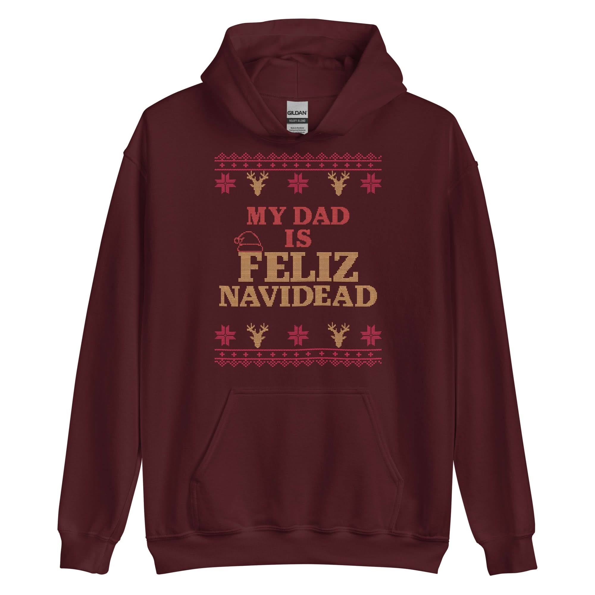My Dad Is Feliz Navidead Hoodie - Image 4
