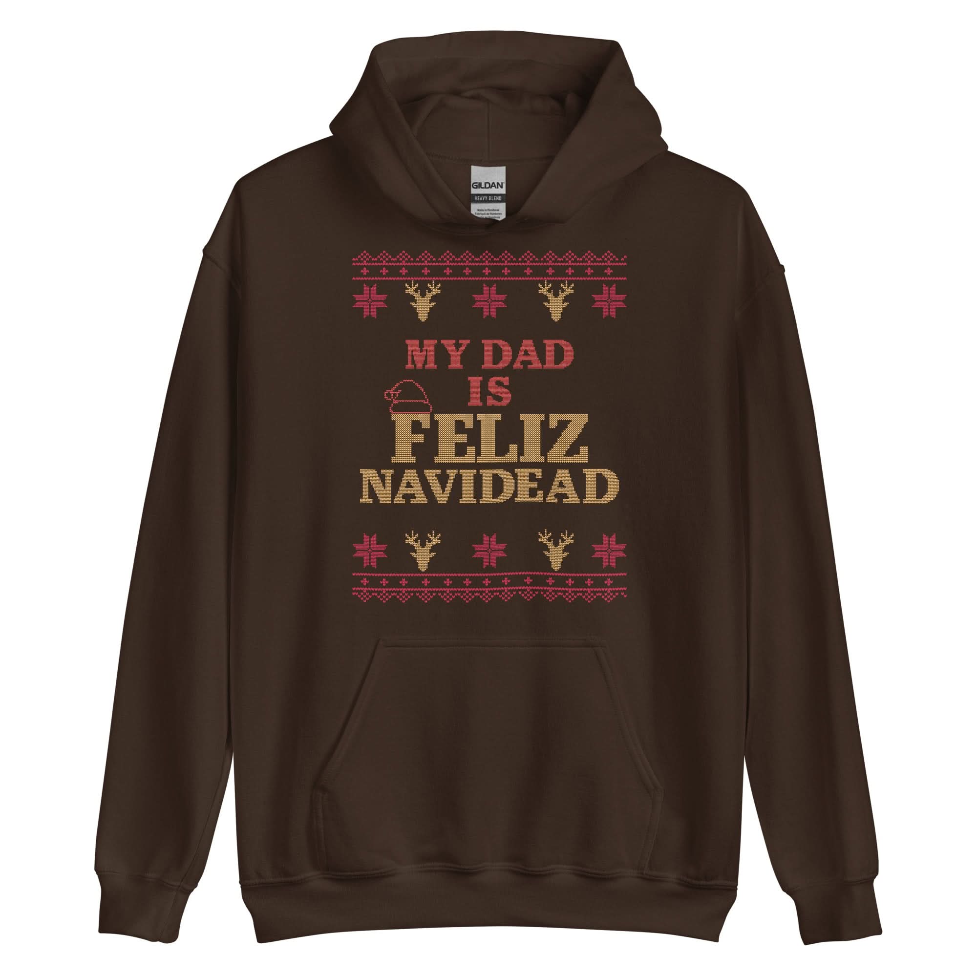 My Dad Is Feliz Navidead Hoodie - Image 5