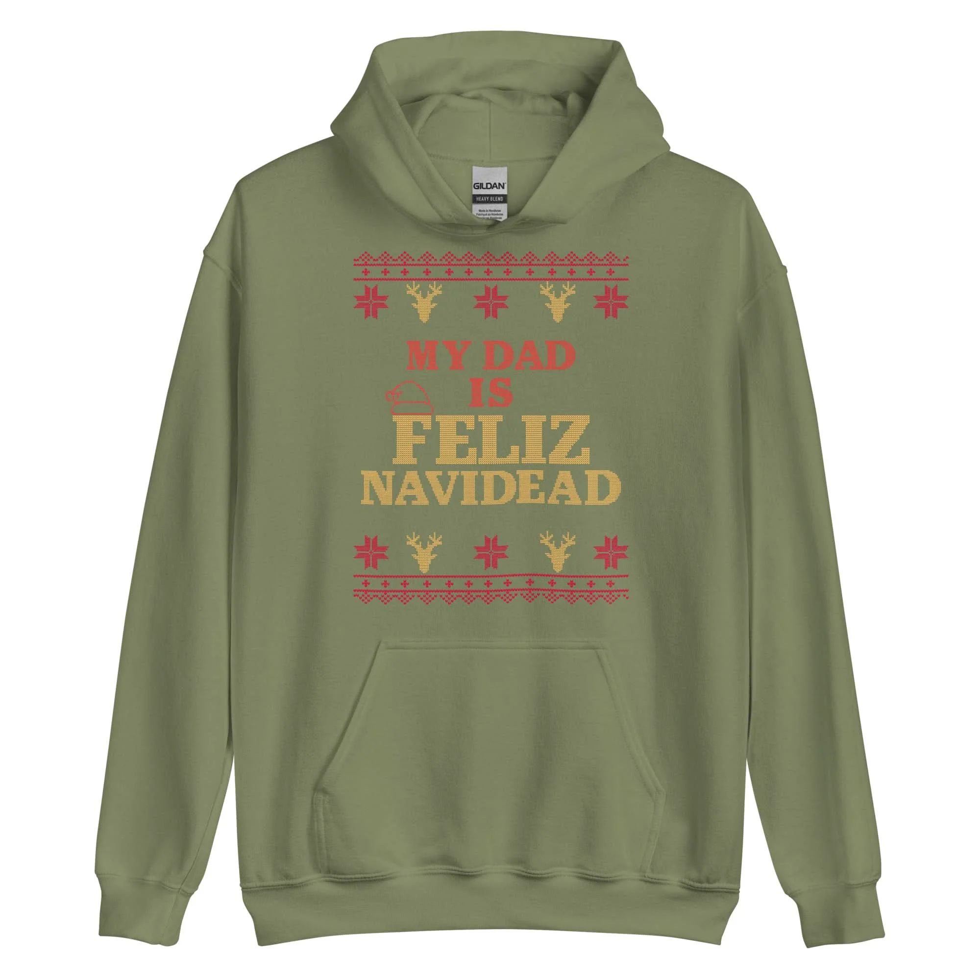 My Dad Is Feliz Navidead Hoodie - Image 7