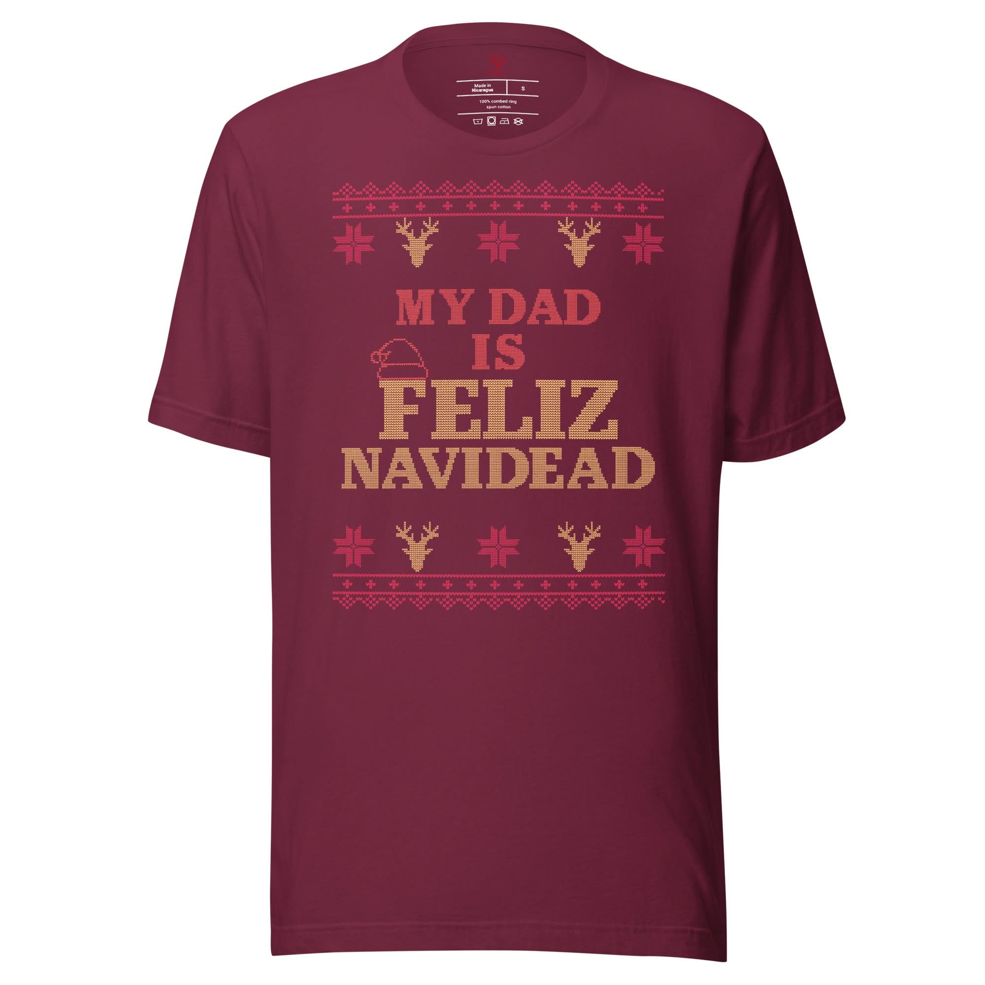 My Dad Is Feliz Navidead T-Shirt - Image 4