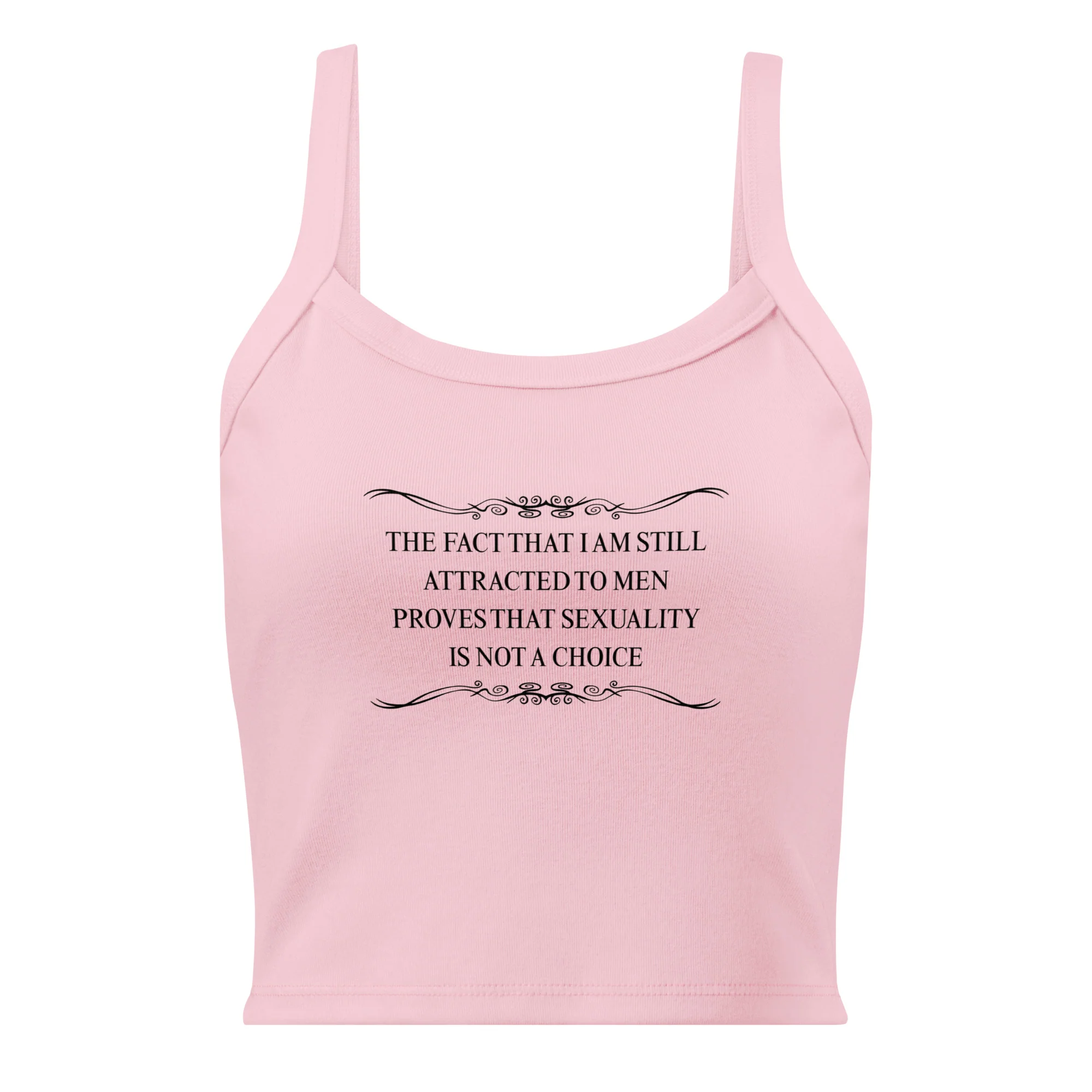 Sexuality Is Not A Choice Cropped Tank Top - Image 3