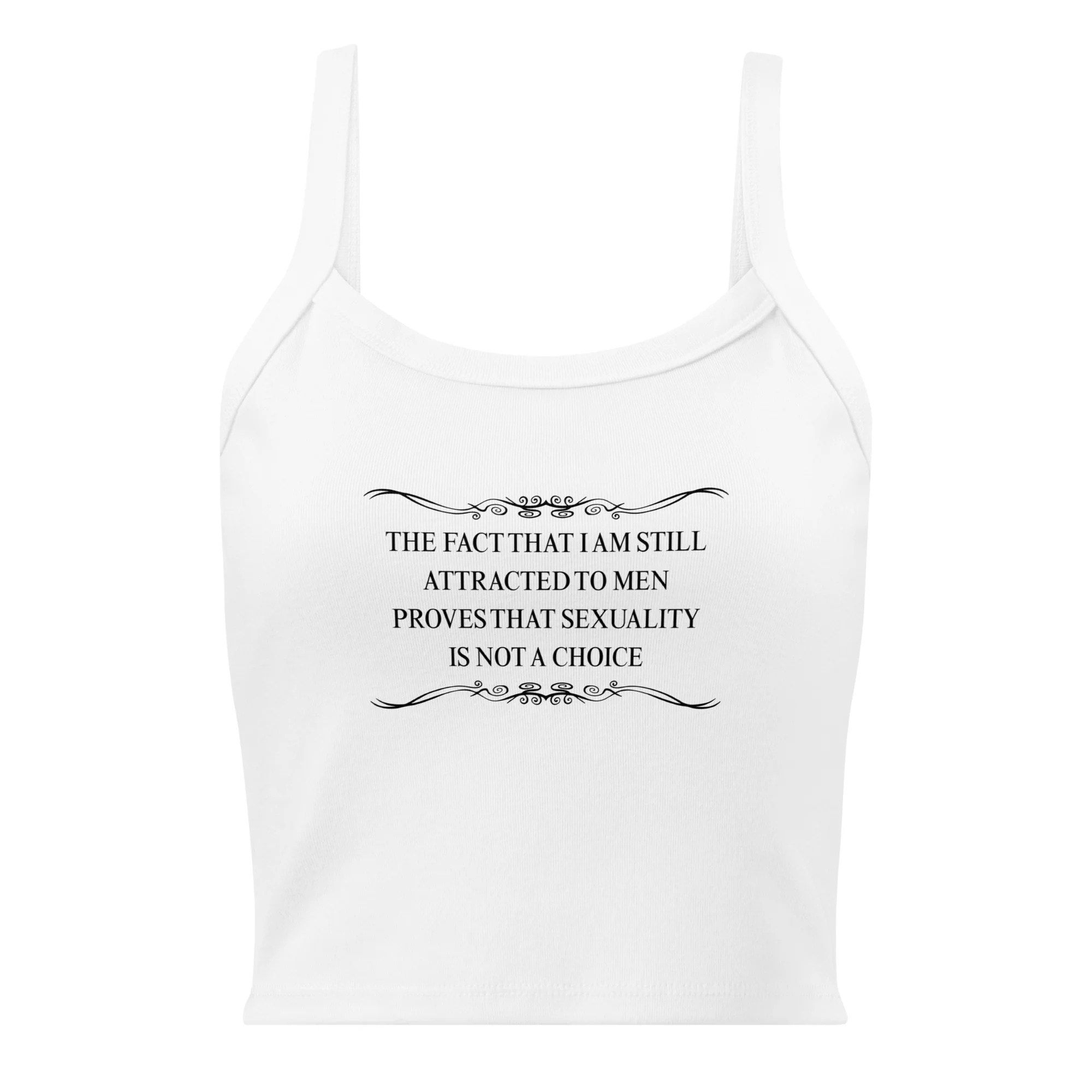 Sexuality Is Not A Choice Cropped Tank Top - Image 4