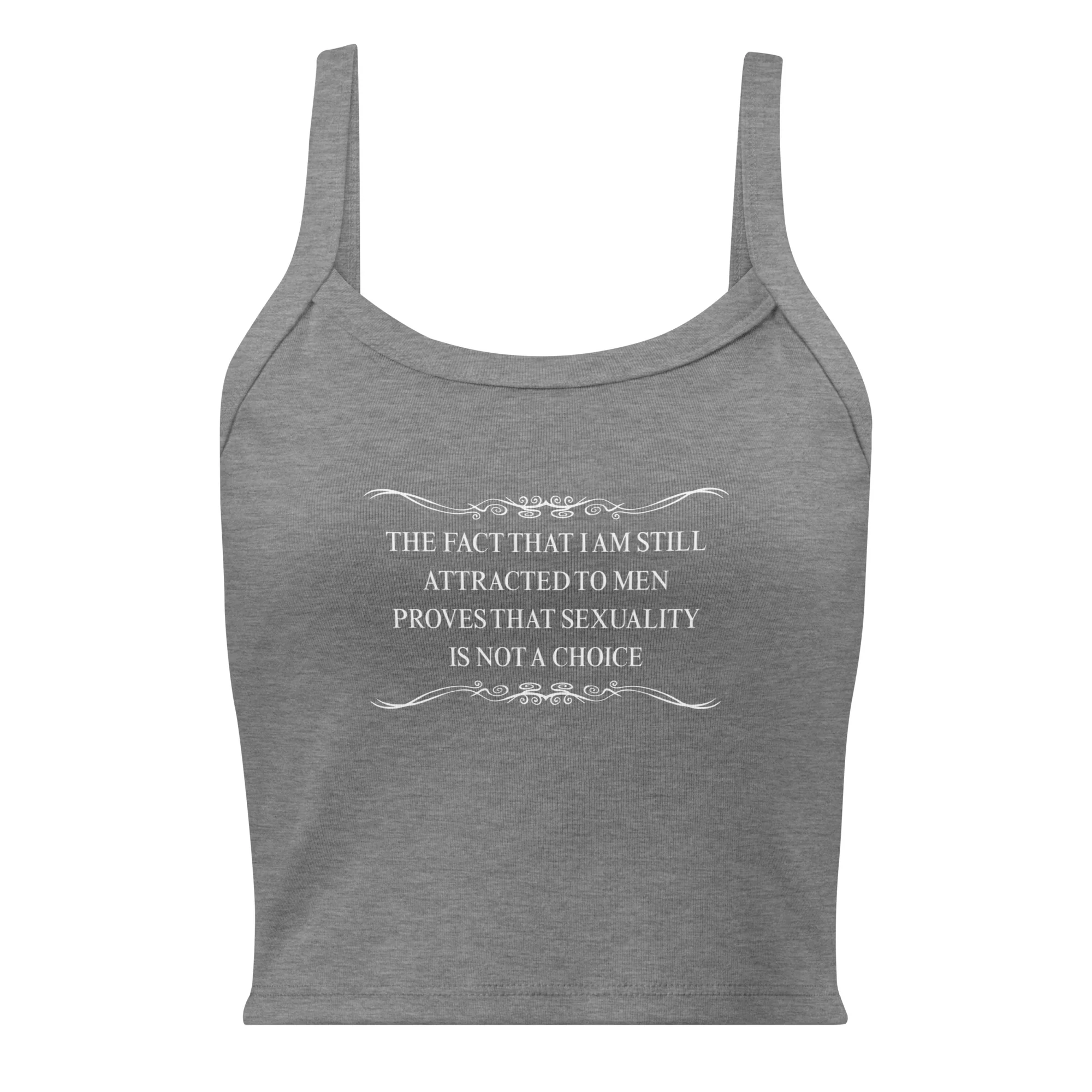 Sexuality Is Not A Choice Cropped Tank Top - Image 6