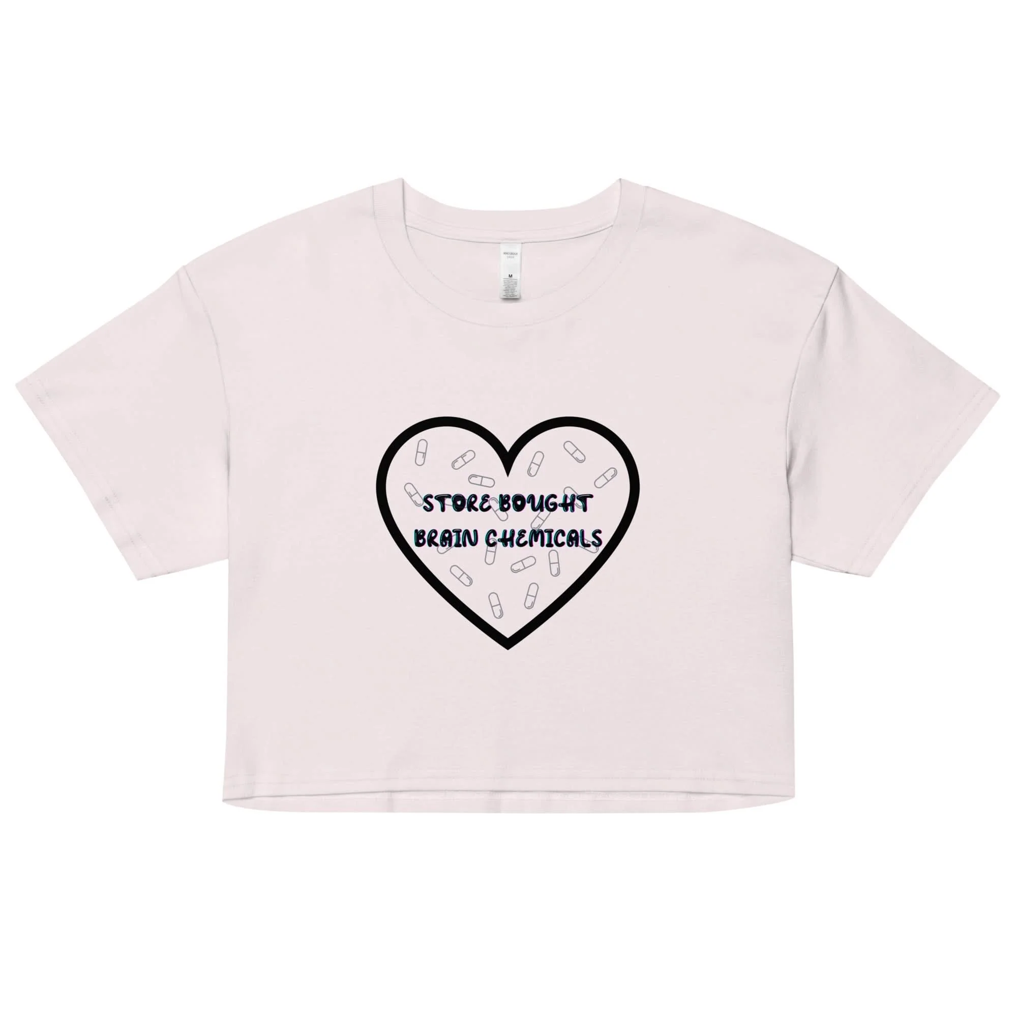 Store Bought Brain Chemicals Crop Top - Image 6