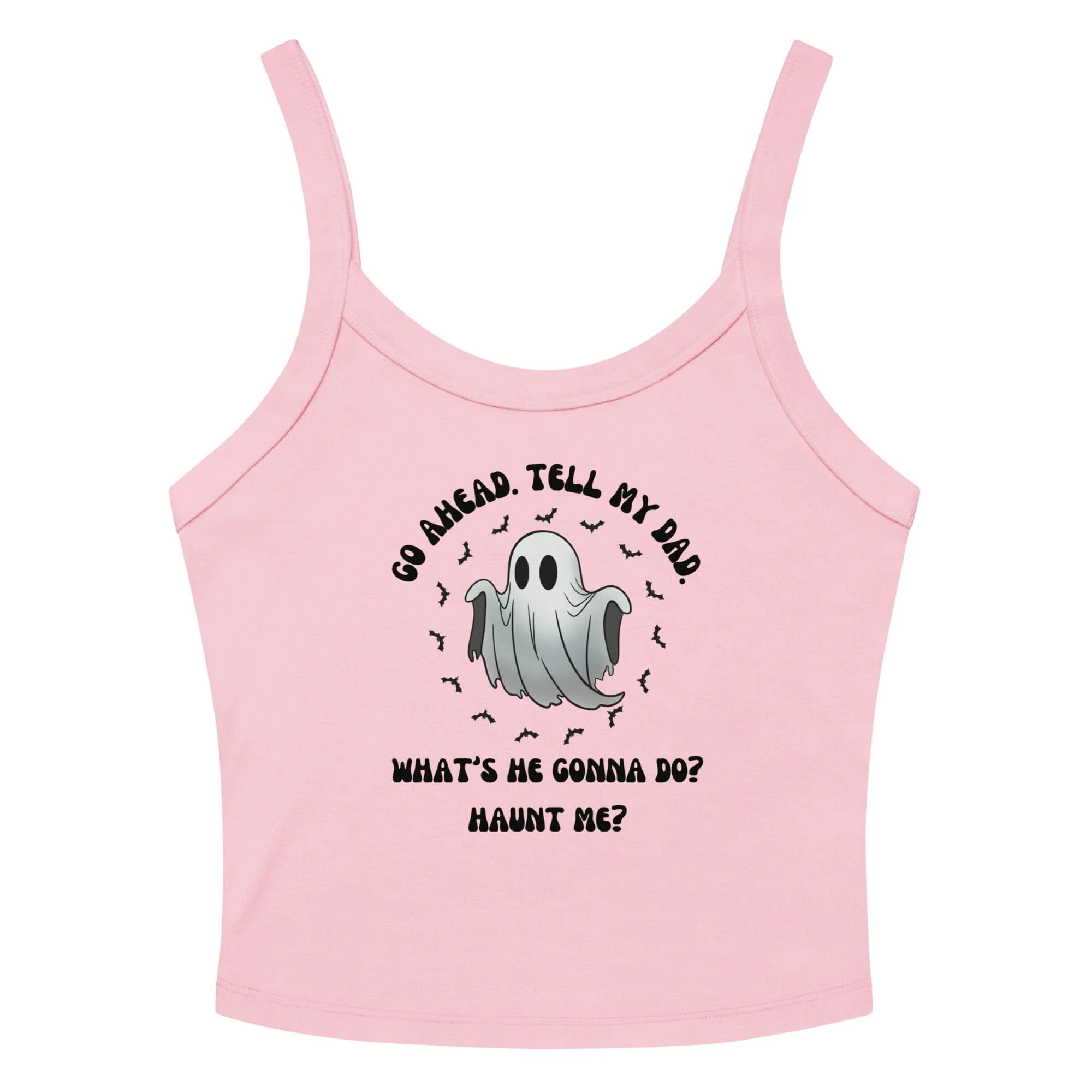 Tell My Dad Crop Tank Top - Image 3