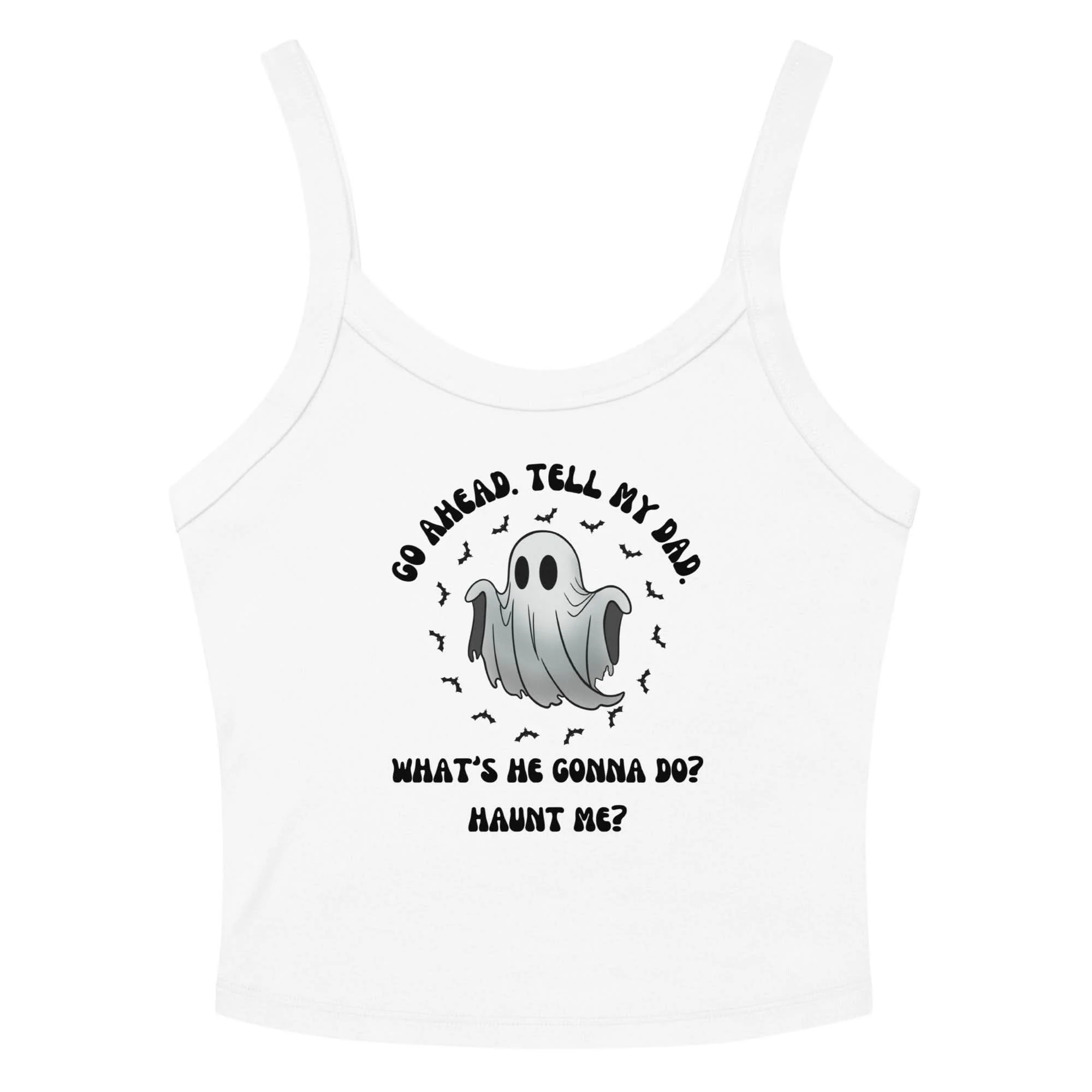 Tell My Dad Crop Tank Top - Image 4