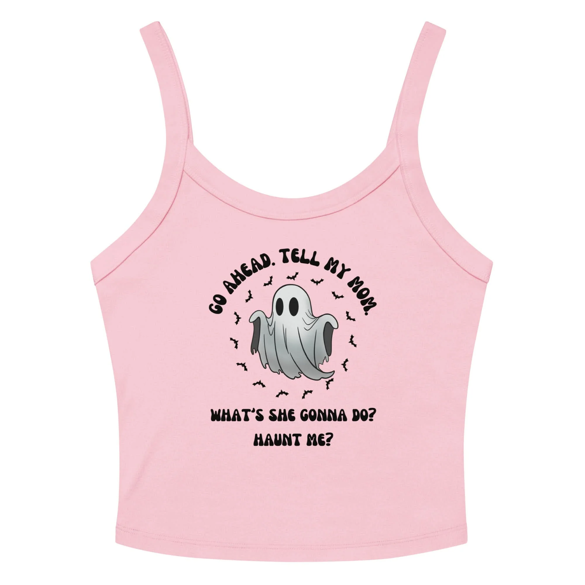 Tell My Mom Crop Tank Top - Image 3