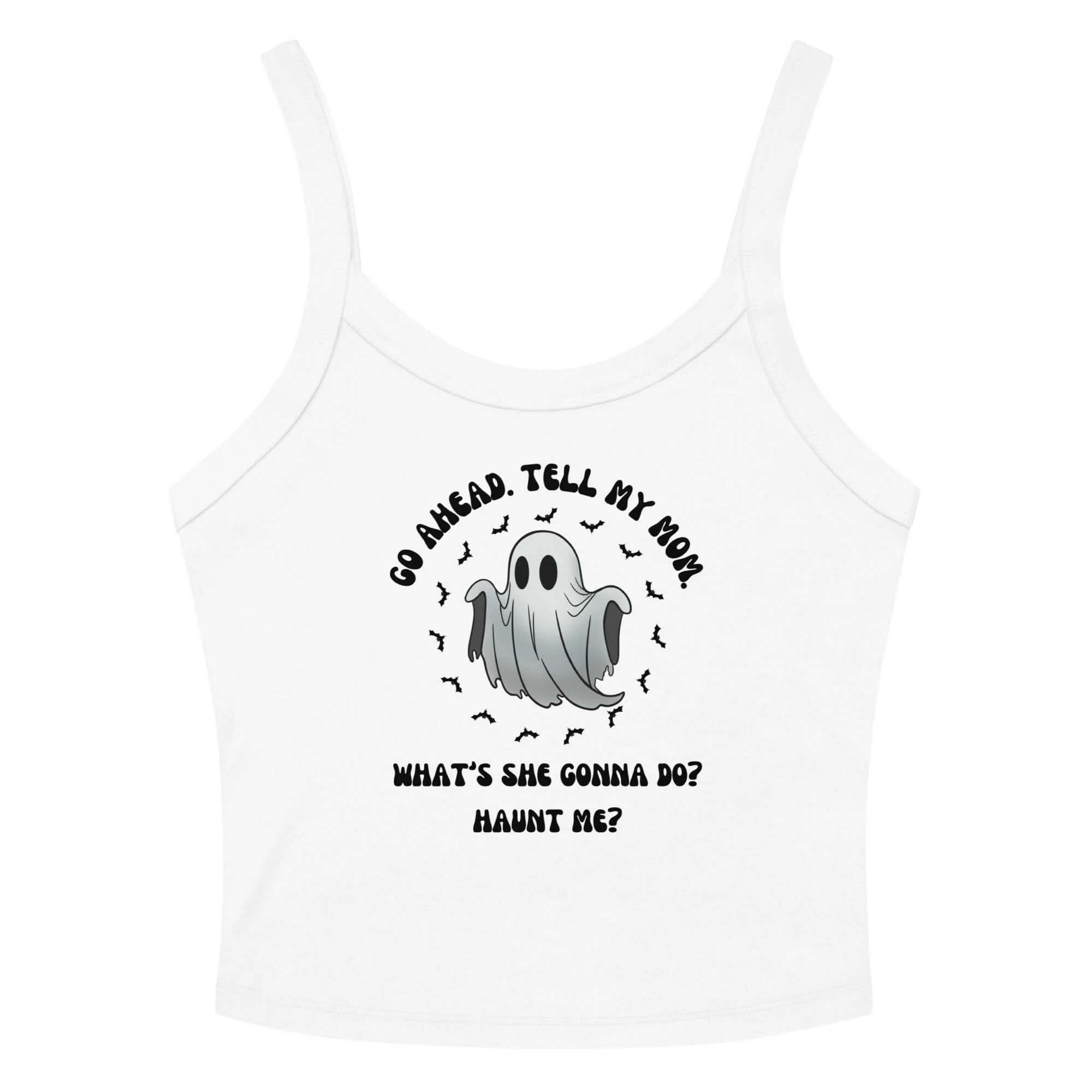 Tell My Mom Crop Tank Top - Image 4