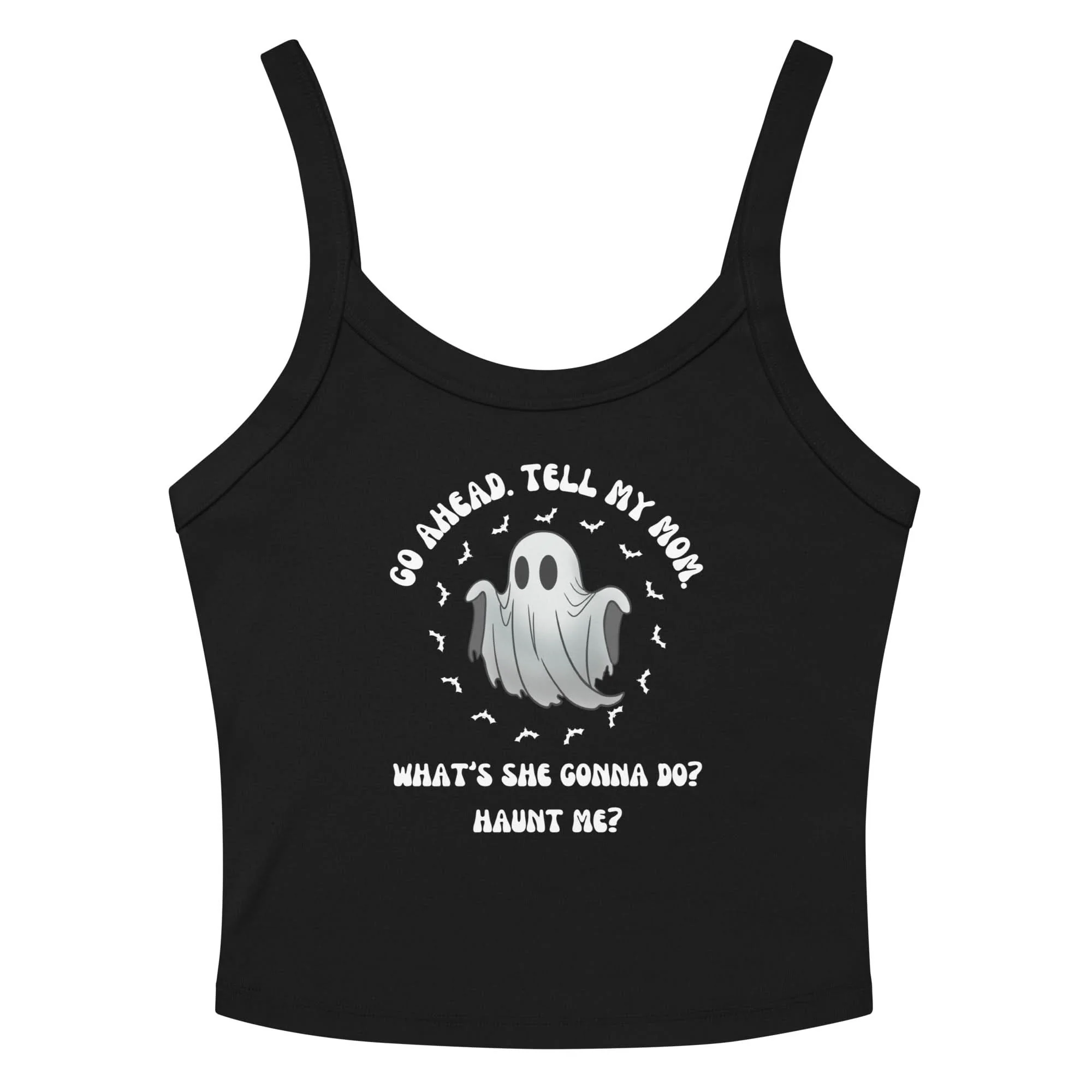 Tell My Mom Crop Tank Top - Image 5