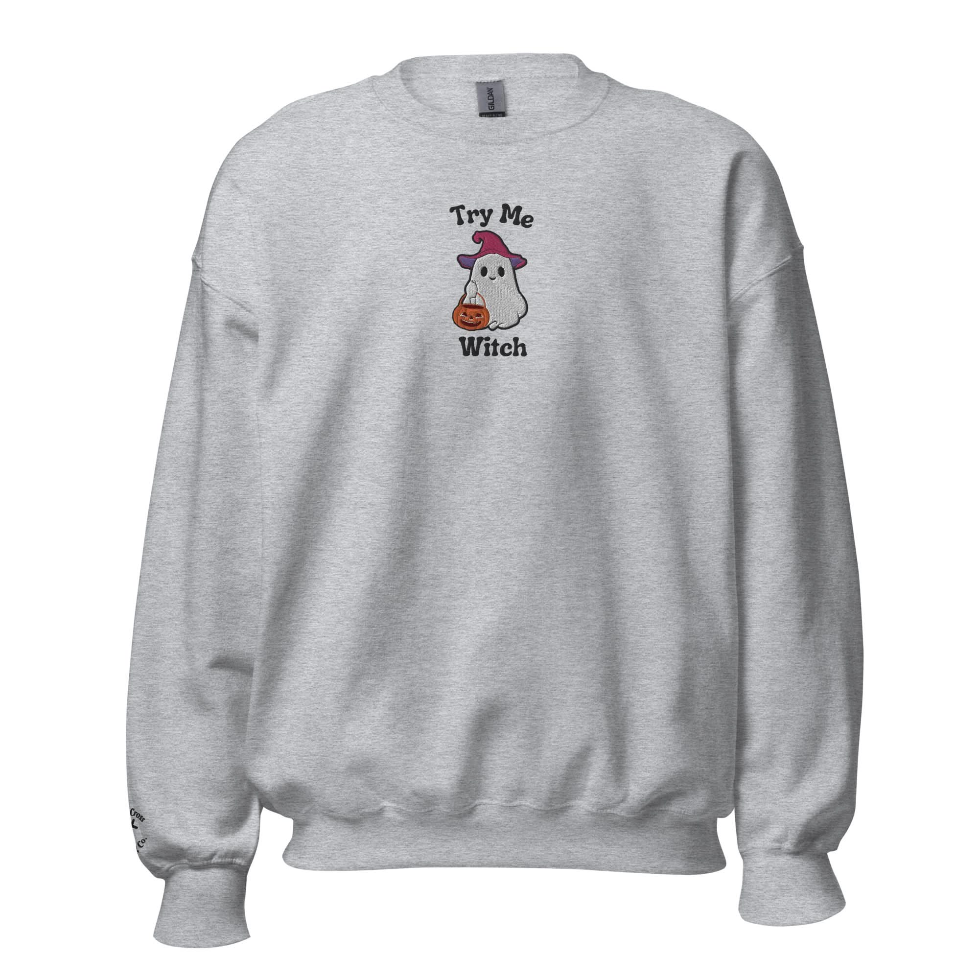 Try Me, Witch Embroidered Crewneck - Image 3
