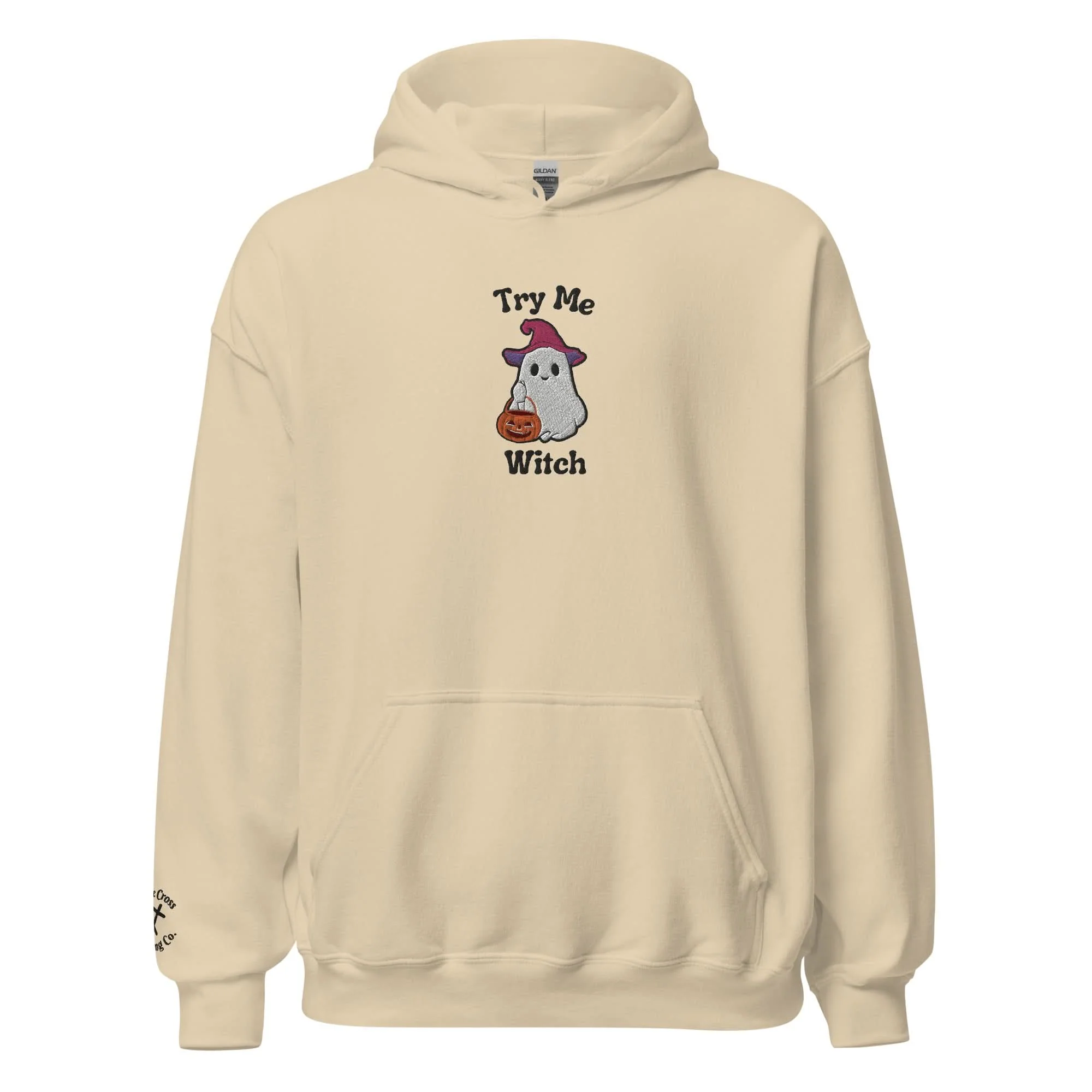 Try Me, Witch Embroidered Hoodie - Image 6