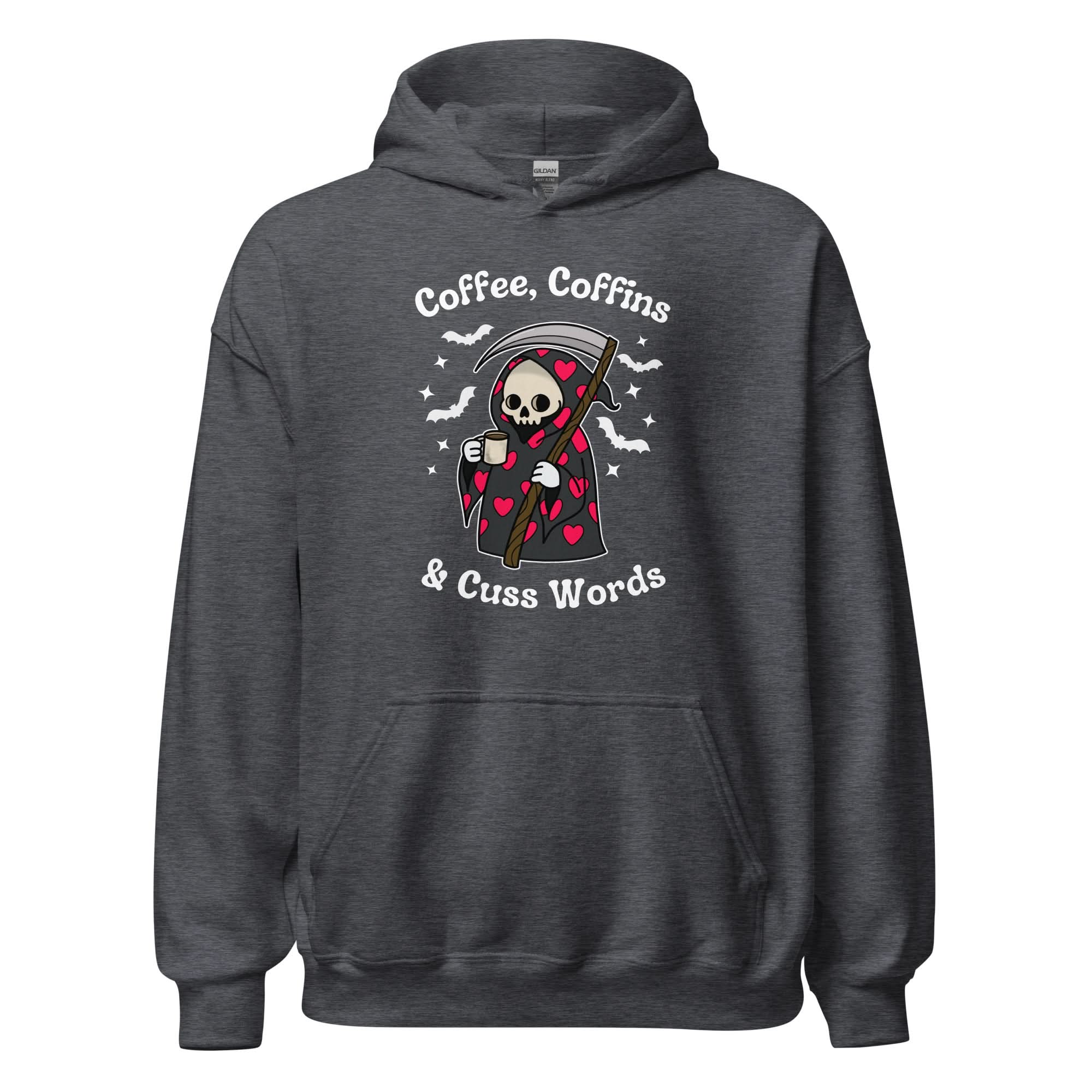Coffee, Coffins, & Cuss Words Hoodie - Image 6