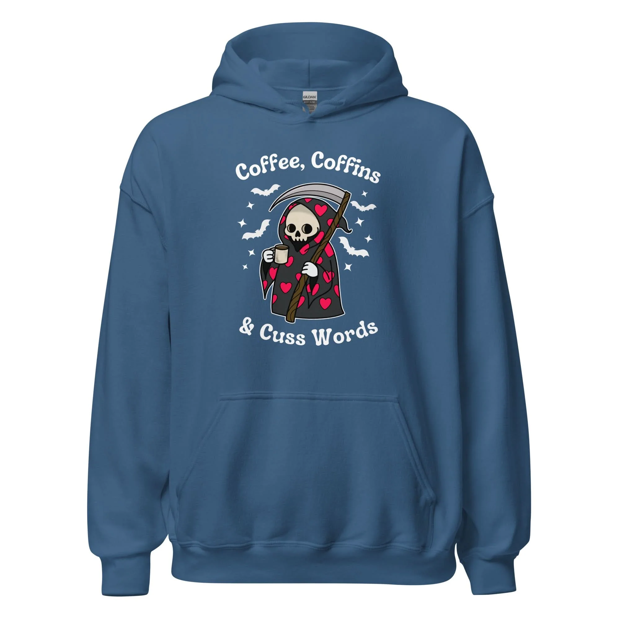 Coffee, Coffins, & Cuss Words Hoodie - Image 7