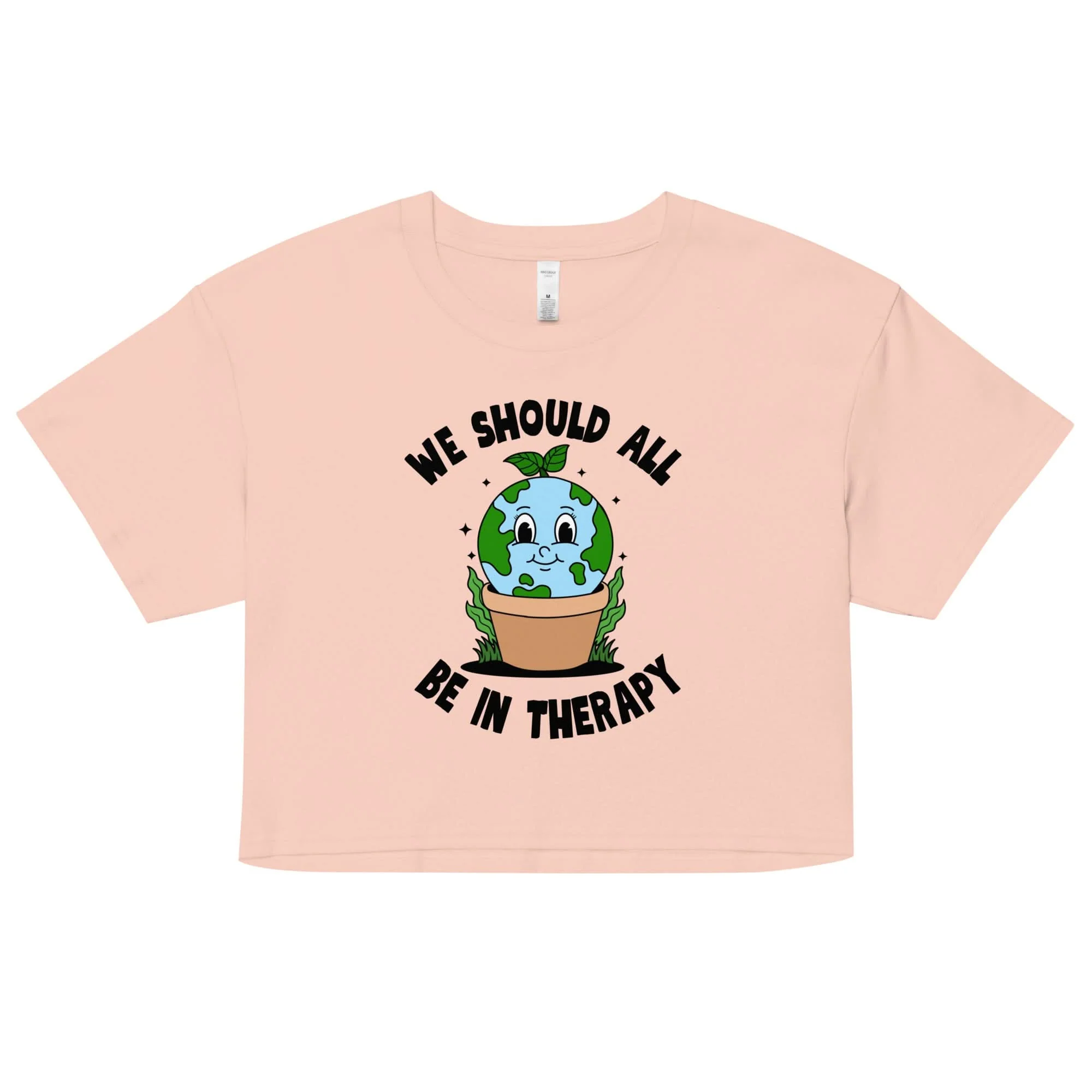 We Should All Be In Therapy Crop Top - Image 4