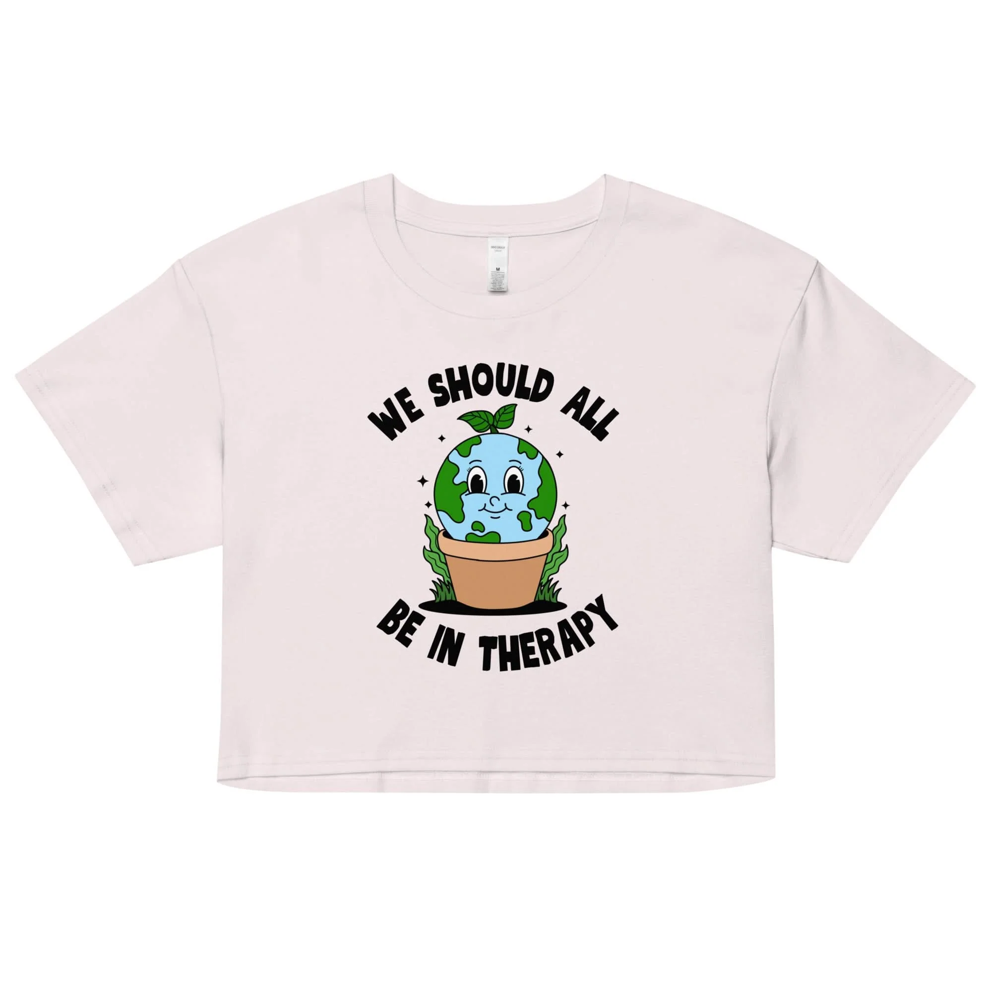 We Should All Be In Therapy Crop Top - Image 6