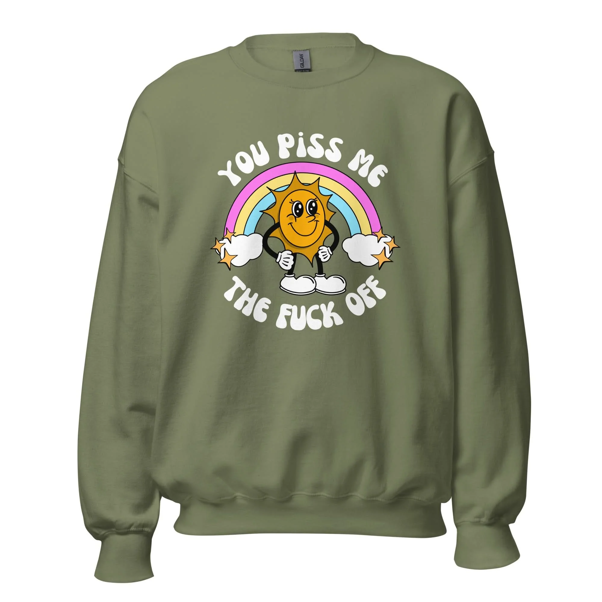 You Piss Me Off Crewneck - Image 26